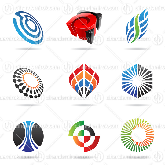 Abstract Geometrical Icon Set