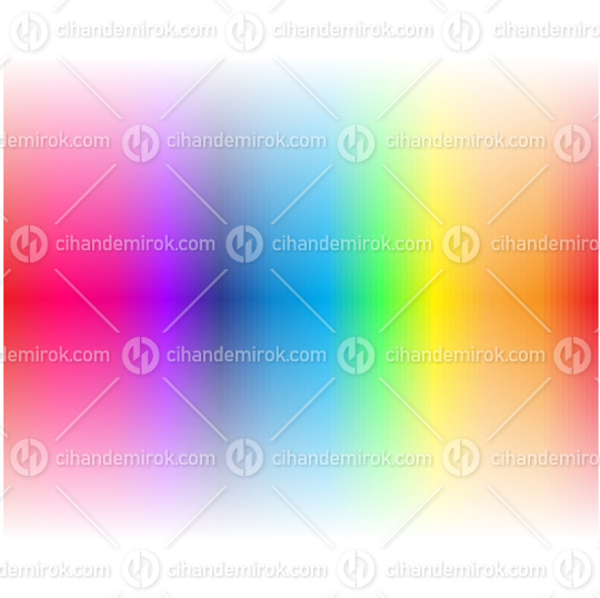 Abstract Rainbow Colored Bars Vector Illustration