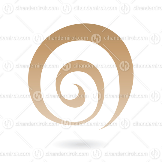 Abstract spiral galaxy icon