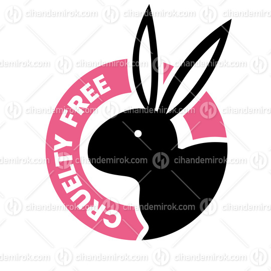 Black and Pink Cruelty Free Icon 2