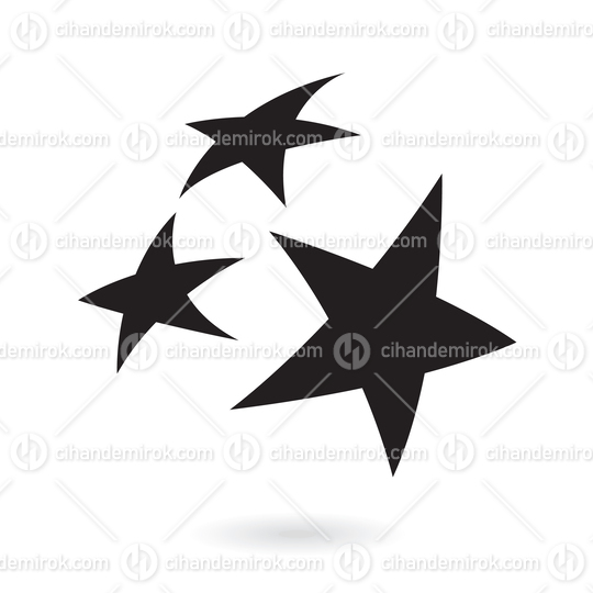 Black Stars Icon