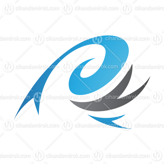 Blue Abstract Wind and Twister Logo Icon - Bundle No: 125