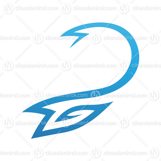 Blue Scorpio with Simplistic Lines Logo Icon - Bundle No: 111