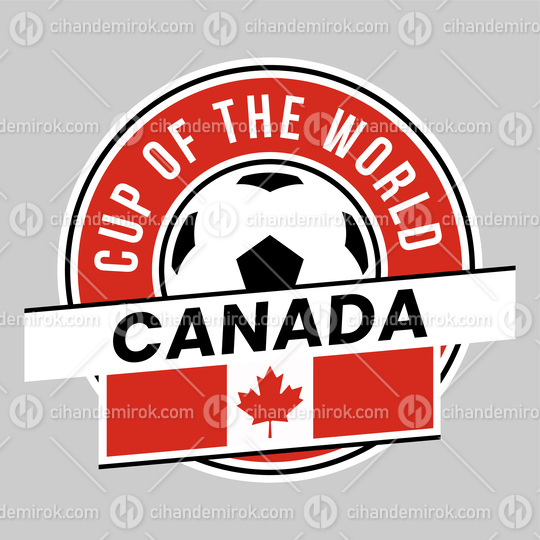 Canada Team Badge for Football Tournament