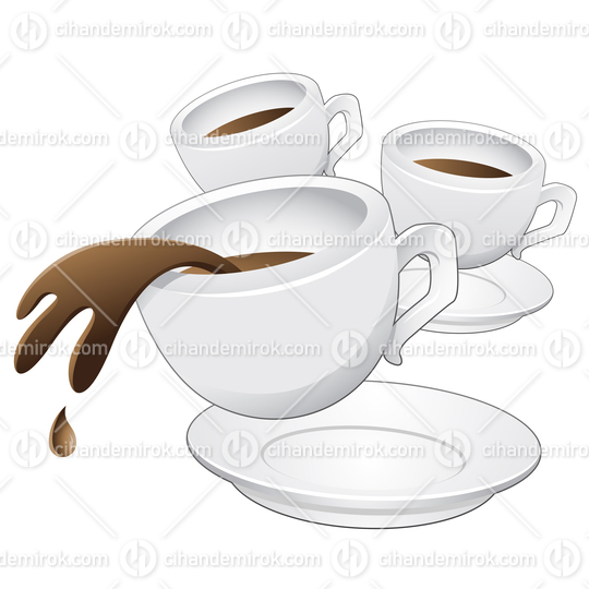 Coffee Cups in Motion