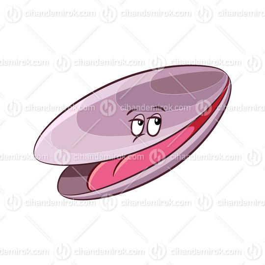 Colorful Cartoon Mussel
