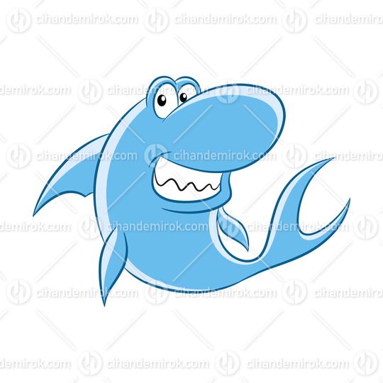 Colorful Cartoon Shark