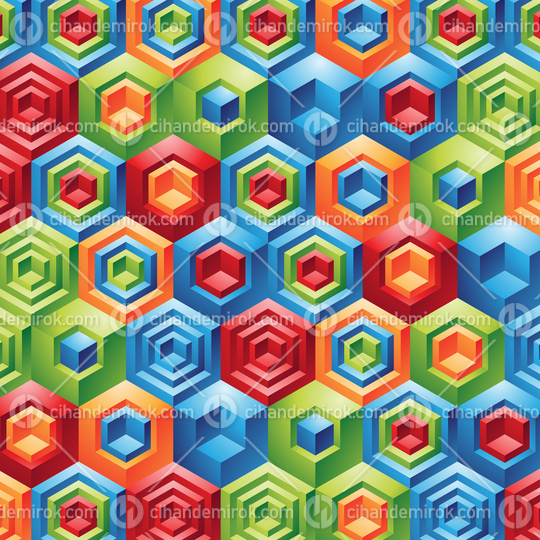 Colorful Geometric Fun Background