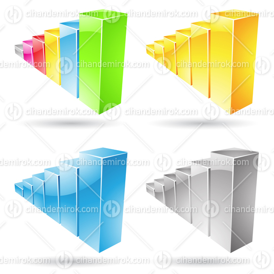 Colorful Glossy Stat Bars with Shadows