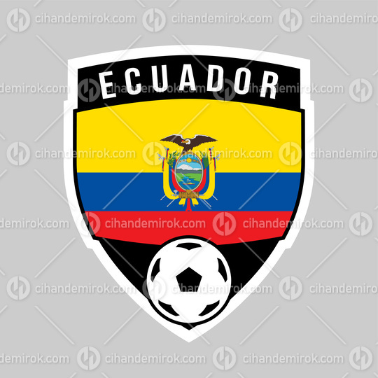 Ecuador Shield Team Badge for Football Tournament