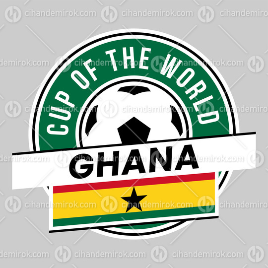 Ghana Team Badge for Football Tournament