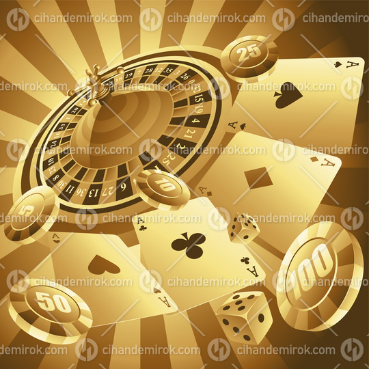 Golden Casino Background