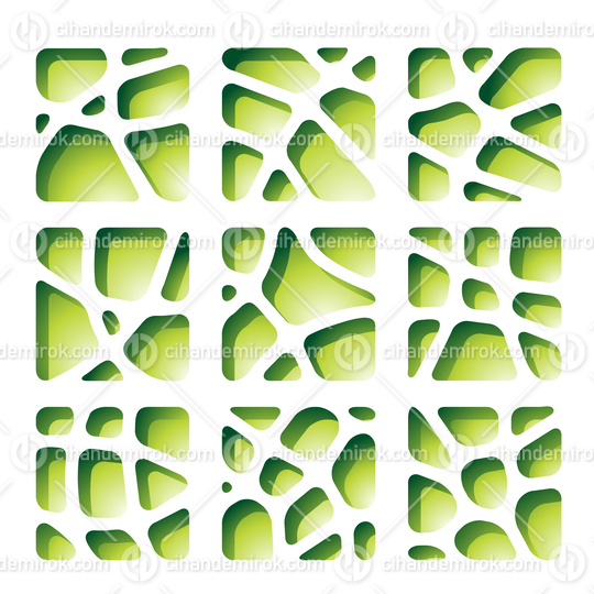 Green Paper Cutouts