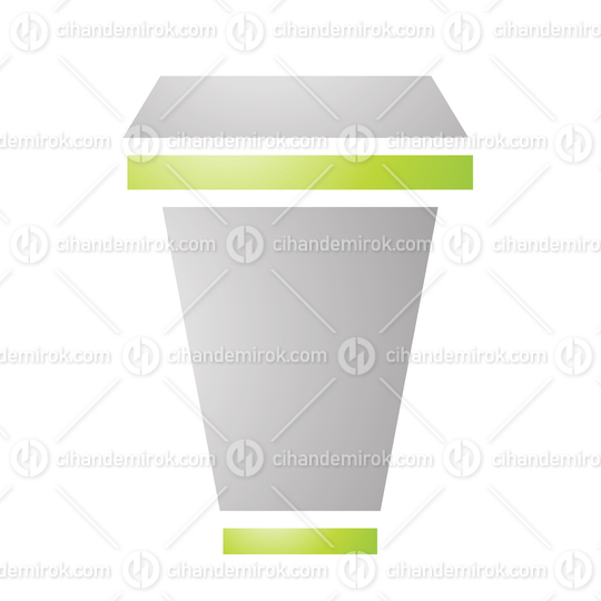 Grey Cardboard Coffee Cup Icon