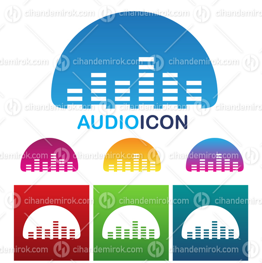 Icon of Audio Equalizer Waves