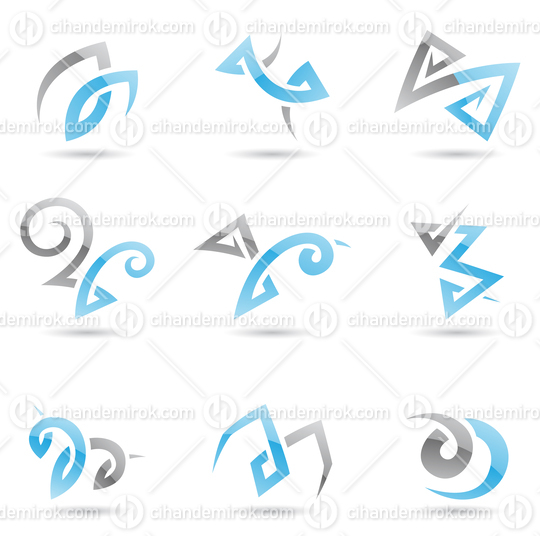 Icon of Swirly and Curly Abstract Lines