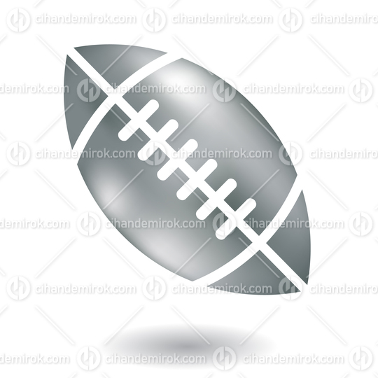 Metallic American Football Icon