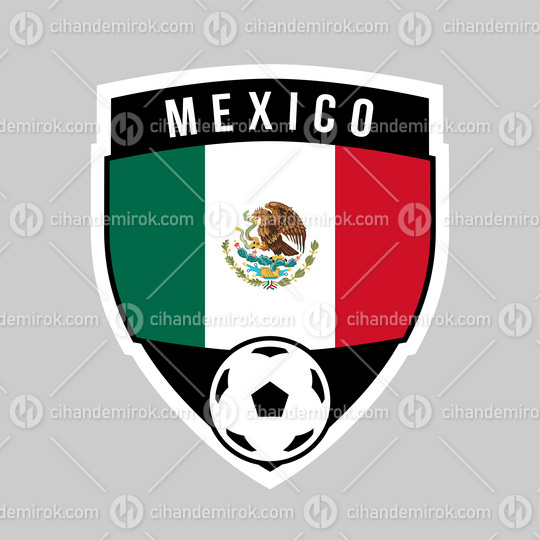 Mexico Shield Team Badge for Football Tournament