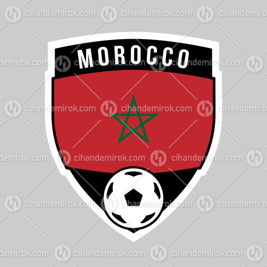Morocco Shield Team Badge for Football Tournament