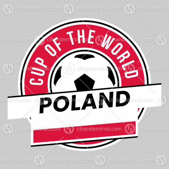 Poland Team Badge for Football Tournament