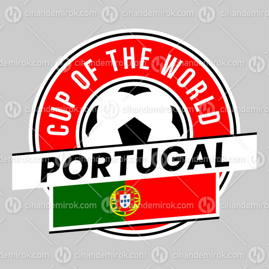 Portugal Team Badge for Football Tournament