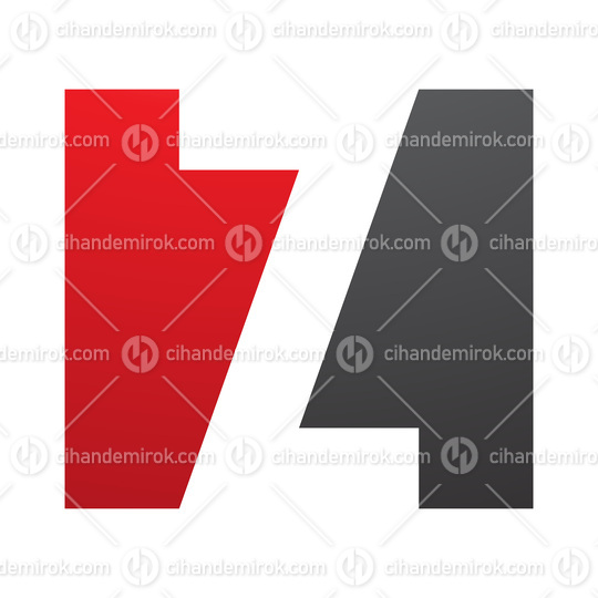 Red and Black Rectangle Shaped Letter Z Icon