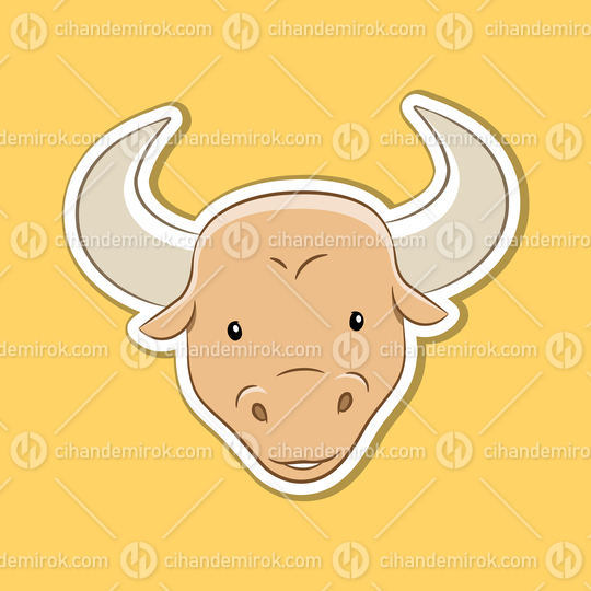 Sticker of Taurus Zodiac Sign