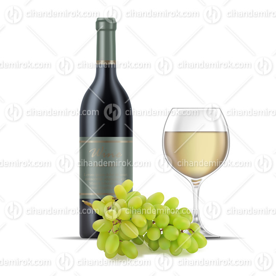 White Wine and Green Grapes