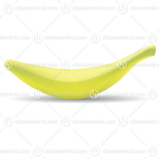 Yellow Banana Gradient Mesh Icon